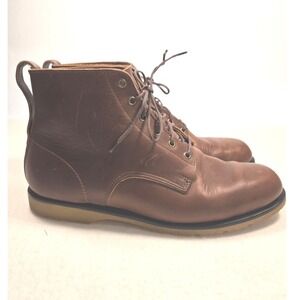 Rancourt & Co Harrison Boot Mens 11 D Leather Lace Up Made in USA Patina Vibram